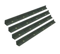 Monstershop Flexible Lawn Edging 4 x 1.2m - Green, Green