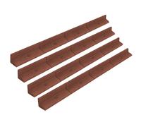 Monstershop Flexible Lawn Edging 4 X 1.2M - Terracotta In Brown Brown