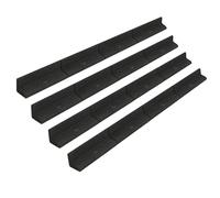 Monstershop Flexible Lawn Edging 4 x 4.8m - Black | Size: 120 cm Monstershop Black 120 cm