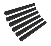Monstershop Flexible Lawn Edging 6 X 1.2M - Black Black
