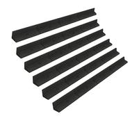 Monstershop Flexible Lawn Edging Black 1.2m x 6