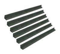 MonsterShop Flexible Lawn Edging Garden Border Green Pack Of 6 X 1.2M
