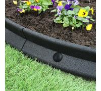 Monstershop Flexible Lawn Edging Black 1.2m x 16