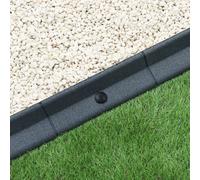 MonsterShop Flexible Lawn Edging Garden Border Brown Pack Of 22 X 1.2M