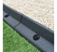 MonsterShop Flexible Lawn Edging Grey 1.2m x 24