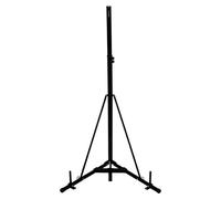 Folding Punch Bag Stand 68kg 150lbs Free Standing Hanging Frame Height Adjustable 182cm - 230cm / 6ft - 7.5ft Boxing Martial Arts Equipment Stable Triangle Base Heavy Duty Steel Weight Plate Holder