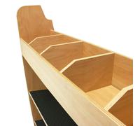 Monstershop Ford Transit Custom Divider Racking & Toolbox Van Racking in Brown Monstershop Brown