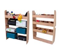 Monstershop Ford Transit Custom Divider Racking & Toolbox Van Racking In Brown Brown One Size