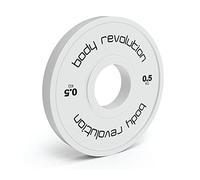Body Revolution Fractional Bumper Plates - White