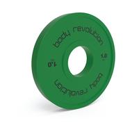 Body Revolution Fractional Bumper Plates - Green