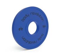 Fractional Olympic Weight Plates 0.5kg - 2.5kg - Coated Cast Iron Weight Discs, Powerlifting & Bodybuilding Weights - Home Gym Equipment for Strength Training & Workouts by Body Revolution