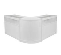 Monstershop Fusion Brilliant White Shop Counter & Retail Display Set White