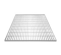 Galvanised Grating Floor Forge Walkway Mesh Floor Panel Grid Drainage Gutter Vent Heavy Duty Weatherproof Steel Zinc Coated 1000mm x 1000mm x 30mm 4mm Metal Thickness 1000kg Load Capacity