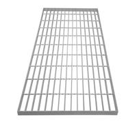 Monstershop Galvanised Grating - 1000mm x 500mm, Silver