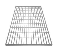 Monstershop Galvanised Grating - 1000Mm X 600Mm In Silver Silver