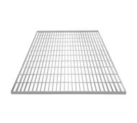 Monstershop Galvanised Grating - 1100mm x 1000mm, Silver