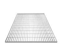 MonsterShop Galvanised Grating Floor Forge Walkway Mesh Panel Grid Drainage 120Cm X 100Cm X 3Cm