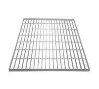 Monstershop Galvanised Grating - 700mm x 700mm, Silver