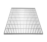 Galvanised Grating Floor Forge Walkway Mesh Floor Panel Grid Drainage Gutter Vent Heavy Duty Weatherproof Steel Zinc Coated 800mm x 800mm x 30mm 4mm Metal Thickness 640kg Load Capacity