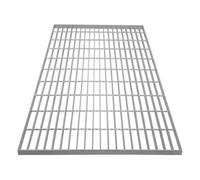 MonsterShop Galvanised Grating Floor Forge Walkway Mesh Panel Grid Drainage 100Cm X 70Cm X 3Cm