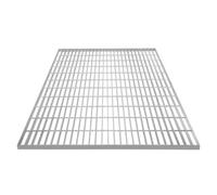 MonsterShop Galvanised Grating Floor Forge Walkway Mesh Panel Grid Drainage 110Cm X 100Cm X 3Cm
