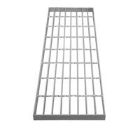 MonsterShop Galvanised Grating Floor Forge Walkway Mesh Panel Grid Drainage 80Cm X 27Cm X 3Cm