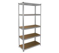 5-tier Galvanised Racking Units Heavy Duty Storage Shelf Garage Warehouse Shed