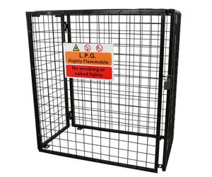 Monstershop Gas Bottle Mesh Cage 920Mm In Black Black