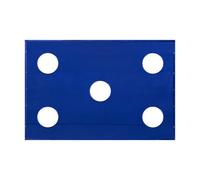 Golf Cage Target Practice Sheet 3m x 2m 5 x 38.5cm Holes Waterproof 210D Oxford Fabric 12 Bungee Cords Lightweight Portable Blue Outdoor Indoor Monster Shop