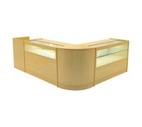 Monstershop Gravity LED Shop Counter Set B1200, C1200, TB60 & & CM60 - Maple