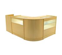 Monstershop Gravity LED Shop Counter Set B900, C900, TB60 & CM60 - Maple in Beige Monstershop Beige