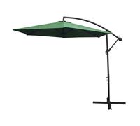 MonsterShop Green Cantilever Parasol And Fan Base