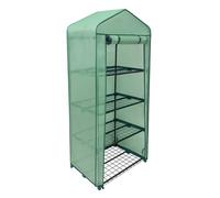 Monstershop Greenhouse 4 Tier With Pe Cover Green