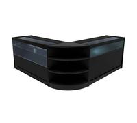 Monstershop Harmonia LED Shop Counter Set B1500, C1500 & LM60 - Black Monstershop Black