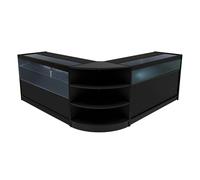 Monstershop Harmonia LED Shop Counter Set B1500, C1500 & LM60 - Black Monstershop Black