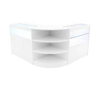 Monstershop Harmonia LED Shop Counter Set B900, C900 & LM60 - White Monstershop White