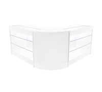 Monstershop Helios Led Shop Counter Set Cm60 & 2 X K1200 - White White