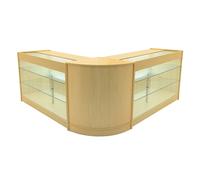 Monstershop Helios LED Shop Counter Set CM60 & 2 x K1500 - Maple
