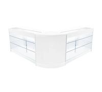 Monstershop Helios LED Shop Counter Set CM60 & 2 x K1500 - White Monstershop White