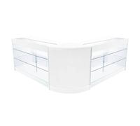 Monstershop Helios LED Shop Counter Set CM60 & 2 x K1500 - White