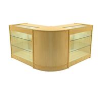 Monstershop Helios Led Shop Counter Set Cm60 & 2 X K900 - Maple In Beige Beige