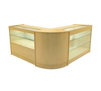 Monstershop Hera LED Shop Counter Set K1200, C1200 & CM60 - Maple in Beige Monstershop Beige