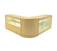 Monstershop Hera Led Shop Counter Set K1500, C1500 & Cm60 - Maple In Beige Beige