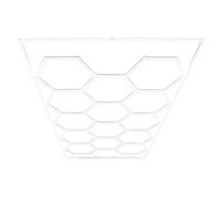 Monstershop Hexagon LED Lighting x 14 in White | Size: Large Monstershop White Large