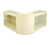 Horizon Maple Shop Counter and Retail Display Set - Maple