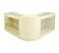 Horizon Maple Shop Counter and Retail Display Set - Maple