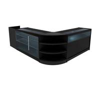 Monstershop Hyperion LED Shop Counter Set K1500, B1500, TB60 & LM60 - Black Monstershop Black
