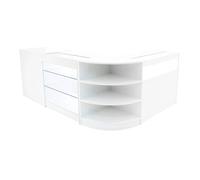 Monstershop Hyperion LED Shop Counter Set K900, B900, TB60 & LM60 - White Monstershop White