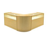 Monstershop Iris LED Shop Counter Set CM60 & 2 x B1200 - Maple