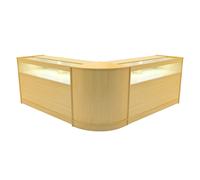 Monstershop Iris LED Shop Counter Set CM60 & 2 x B1500 - Maple in Beige Monstershop Beige